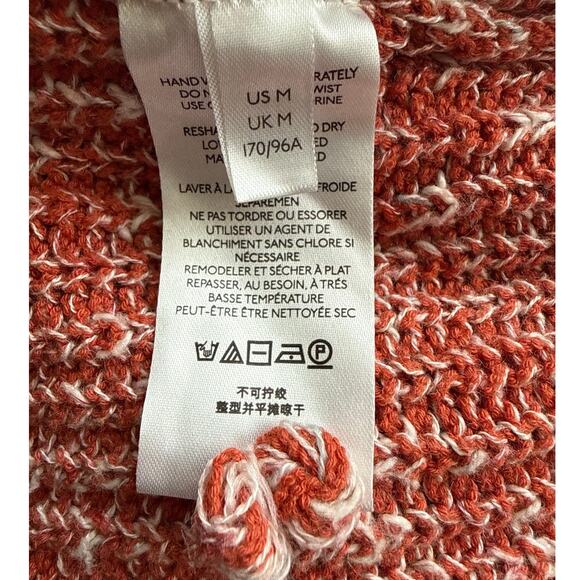 Anthropologie Pilcro Knit Tunic Sleeveless Sweater Red Rouge Size Medium - Picture 11 of 12